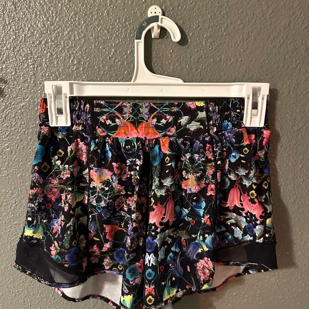 Floral Lululemon Shorts
